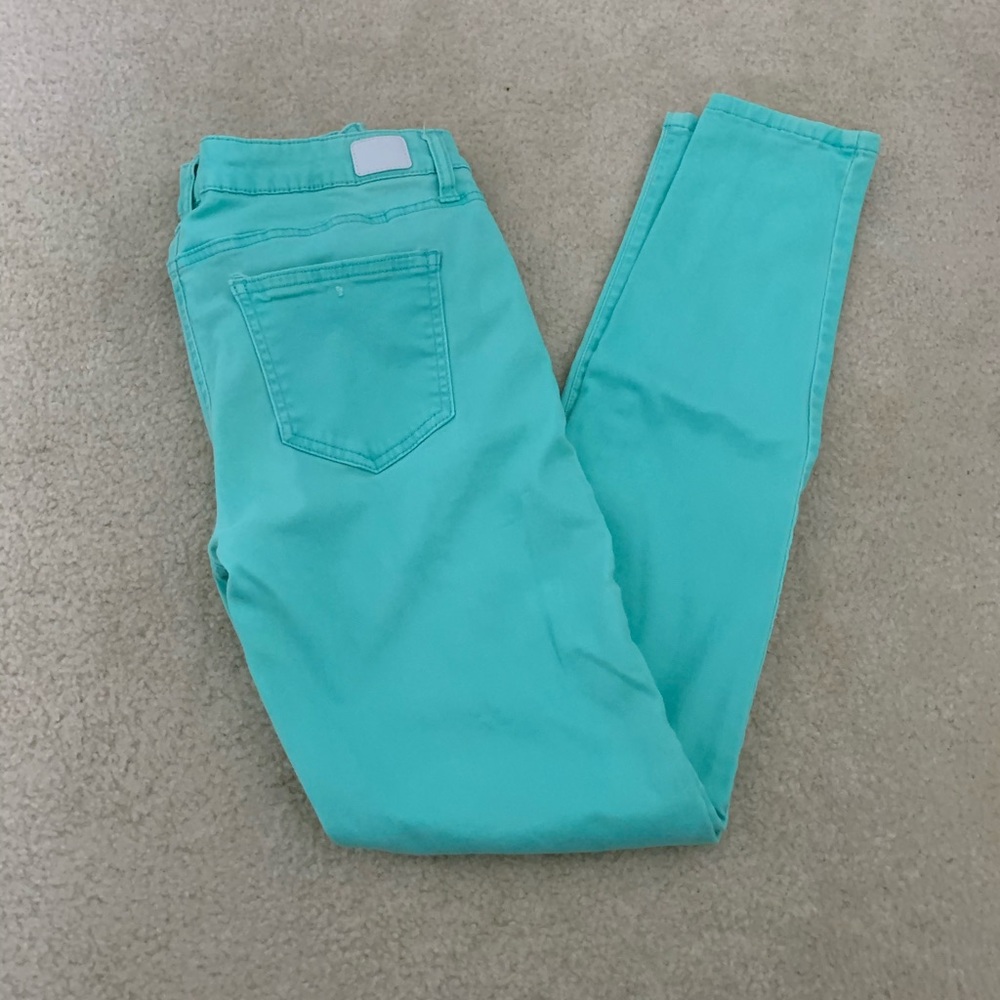 Celebrity Pink Skinny Jeggings Turquoise